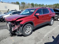 Salvage cars for sale at Exeter, RI auction: 2018 Chevrolet Traverse LT