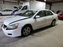 Salvage cars for sale from Copart Chambersburg, PA: 2007 Honda Accord EX