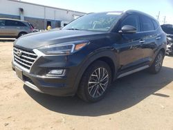 Salvage cars for sale at New Britain, CT auction: 2021 Hyundai Tucson Limited