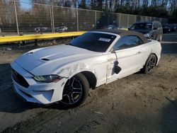 Salvage cars for sale at Waldorf, MD auction: 2020 Ford Mustang