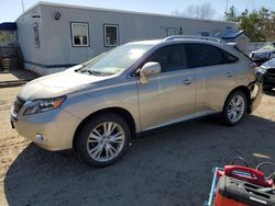Salvage cars for sale from Copart Lyman, ME: 2011 Lexus RX 450