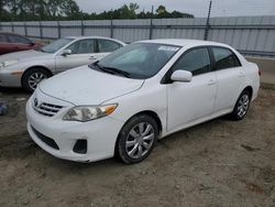 Toyota Corolla salvage cars for sale: 2013 Toyota Corolla Base