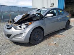 Salvage cars for sale at Elmsdale, NS auction: 2016 Hyundai Elantra SE