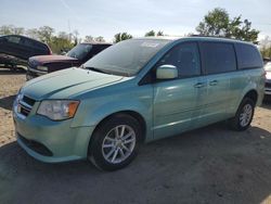 Salvage cars for sale from Copart Baltimore, MD: 2014 Dodge Grand Caravan SXT