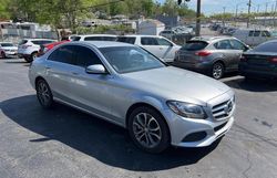 Salvage cars for sale from Copart Kansas City, KS: 2016 Mercedes-Benz C 300 4matic