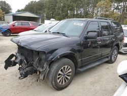 Salvage cars for sale at Seaford, DE auction: 2017 Ford Expedition XLT