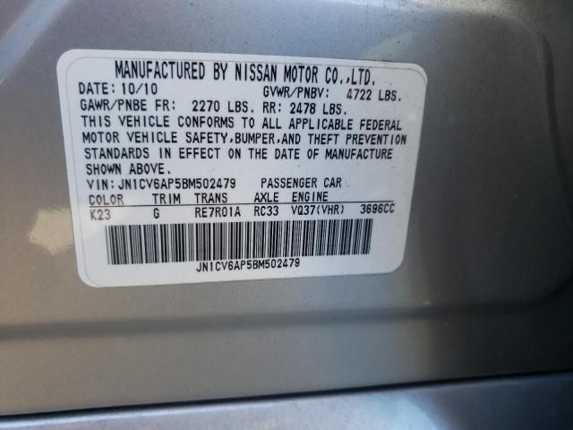 2011 Infiniti G37 Base