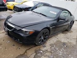 Salvage cars for sale at Bridgeton, MO auction: 2006 BMW 650 I