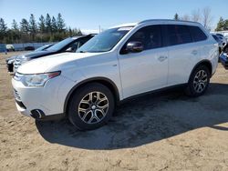 Salvage cars for sale from Copart Bowmanville, ON: 2015 Mitsubishi Outlander GT