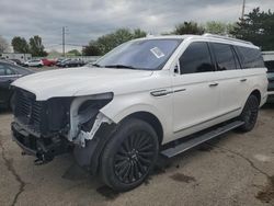 Salvage cars for sale from Copart Moraine, OH: 2019 Lincoln Navigator L Reserve