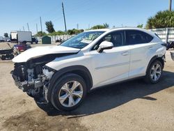 Salvage cars for sale at Miami, FL auction: 2017 Lexus NX 200T Base