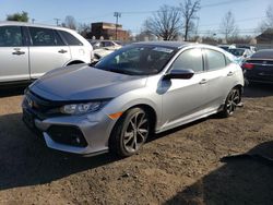 Salvage cars for sale at New Britain, CT auction: 2018 Honda Civic Sport