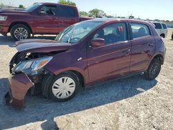 Salvage cars for sale from Copart Haslet, TX: 2021 Mitsubishi Mirage ES