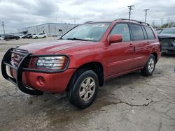 Salvage cars for sale from Copart Chicago Heights, IL: 2002 Toyota Highlander Limited