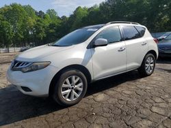 Vehiculos salvage en venta de Copart Austell, GA: 2012 Nissan Murano S