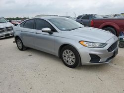 Salvage cars for sale from Copart San Antonio, TX: 2020 Ford Fusion S