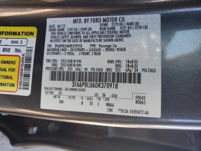 2013 Ford Fusion SE Hybrid