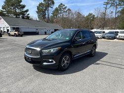 Salvage cars for sale at North Billerica, MA auction: 2018 Infiniti QX60