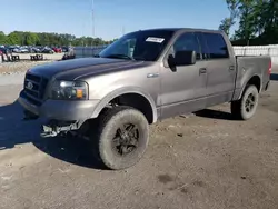 Salvage cars for sale at Dunn, NC auction: 2004 Ford F150 Supercrew