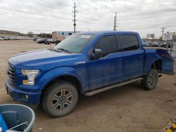 Salvage cars for sale at Colorado Springs, CO auction: 2017 Ford F150 Supercrew