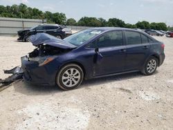 Salvage cars for sale from Copart New Braunfels, TX: 2021 Toyota Corolla LE