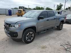 Vehiculos salvage en venta de Copart Oklahoma City, OK: 2021 Chevrolet Colorado Z71