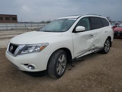 Nissan salvage cars for sale: 2016 Nissan Pathfinder S