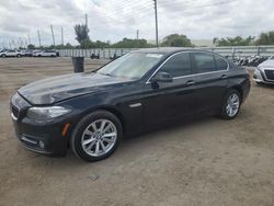 Salvage cars for sale at Miami, FL auction: 2015 BMW 528 I