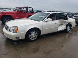 Salvage cars for sale at Grand Prairie, TX auction: 2001 Cadillac Deville