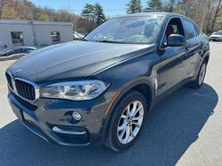 Salvage cars for sale at North Billerica, MA auction: 2015 BMW X6 XDRIVE35I