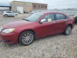 Salvage cars for sale at Kansas City, KS auction: 2012 Chrysler 200 Limited