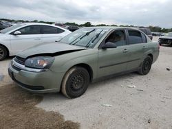 Salvage cars for sale from Copart San Antonio, TX: 2004 Chevrolet Malibu
