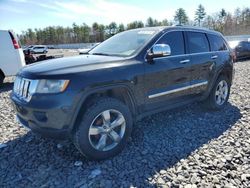 Salvage cars for sale at Windham, ME auction: 2011 Jeep Grand Cherokee Overland