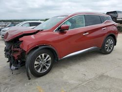 Salvage cars for sale at Grand Prairie, TX auction: 2016 Nissan Murano S