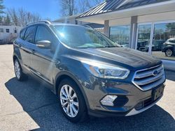 Vehiculos salvage en venta de Copart North Billerica, MA: 2017 Ford Escape Titanium