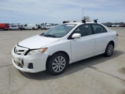 Salvage cars for sale at Sacramento, CA auction: 2012 Toyota Corolla Base