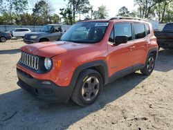 Salvage cars for sale from Copart Hampton, VA: 2017 Jeep Renegade Sport