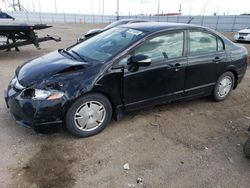 Salvage cars for sale from Copart Greenwood, NE: 2009 Honda Civic Hybrid