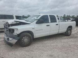 Salvage trucks for sale at Houston, TX auction: 2006 Dodge RAM 2500 ST