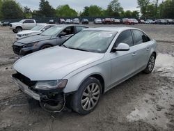Salvage cars for sale at Madisonville, TN auction: 2009 Audi A4 Premium Plus