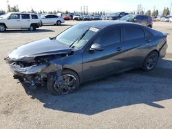 Salvage cars for sale from Copart Rancho Cucamonga, CA: 2021 Hyundai Elantra SEL