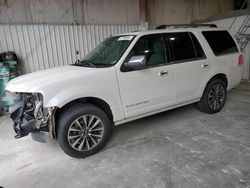 Salvage cars for sale at Tulsa, OK auction: 2015 Lincoln Navigator