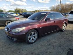 Salvage cars for sale at East Granby, CT auction: 2008 BMW 528 I