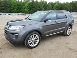 Vehiculos salvage en venta de Copart Gainesville, GA: 2018 Ford Explorer XLT