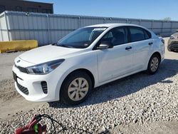 Salvage cars for sale from Copart Kansas City, KS: 2018 KIA Rio LX