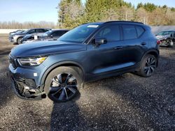 Salvage cars for sale at Bowmanville, ON auction: 2022 Volvo XC40 P8 Recharge Plus