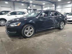 Salvage cars for sale from Copart Ham Lake, MN: 2014 Volkswagen Passat SE