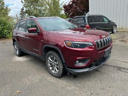 Salvage cars for sale at Portland, OR auction: 2019 Jeep Cherokee Latitude Plus