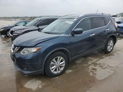 Salvage cars for sale at Grand Prairie, TX auction: 2016 Nissan Rogue S