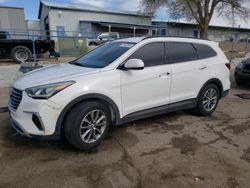 Salvage cars for sale from Copart Albuquerque, NM: 2017 Hyundai Santa FE SE